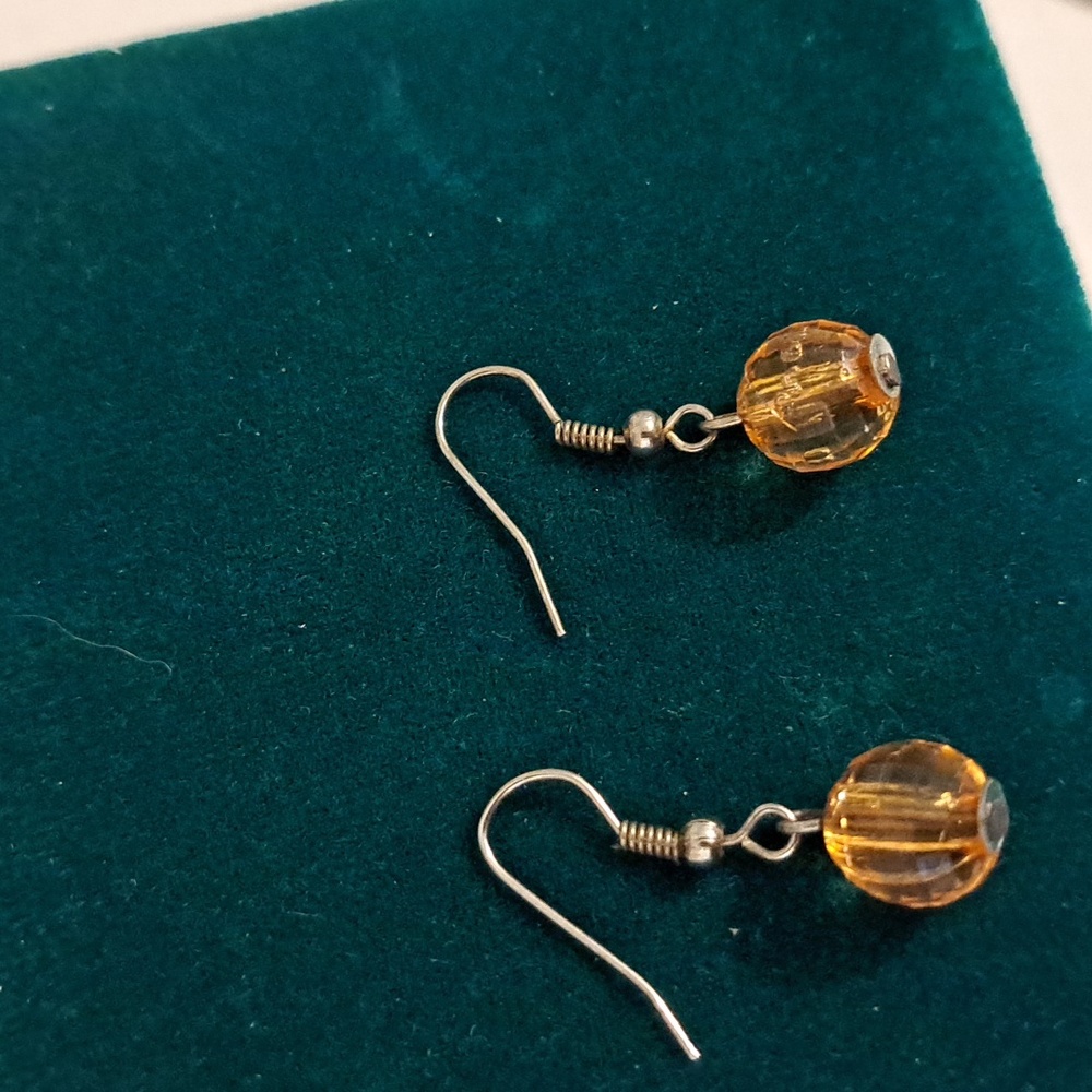 Elegant Amber Earrings